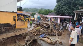 Flash flood in Sukabumi, Indonesia leaves shocking damages in local villages