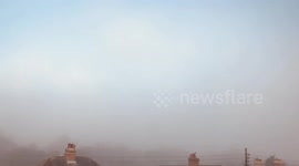 Mesmerising video as fog recedes up a Northumbrian valley