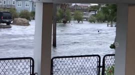 Scary storm surge from tropical storm Beta
