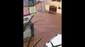 Flooding on Mucurapo Road, St. James, Trinidad