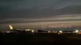 Plane carrying VP Mike Pence makes emergency landing after bird strike