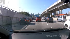 Motorcycle Accident Caught On Camera