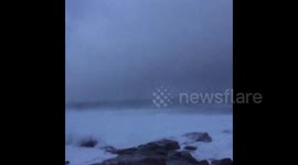 Canada: Hurricane Teddy Brings Rough Surf In Nova Scotia