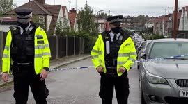 Eyewitnesses describe moment 11 Met Police officers were injured by chemical substance during London drugs bust