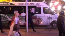 Police detain demonstrators after presidential inauguration sparks protests in Belarus