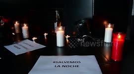 Empresarios y trabajadores del ocio nocturno se encierran en sus locales para reclamar la ampliación de los ERTES