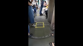 Social distancing in trains for covid response