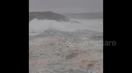 Canada: Storm Teddy Brings Rough Surf In Nova Scotia