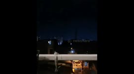 Thunderstorm at night