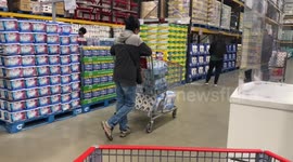 Costco Wembley panic buying