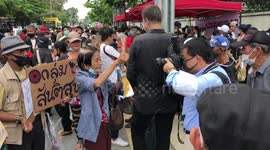 Anti-government protesters surround Thai parliament