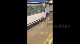 Spain: Flooding At Madrid Metro Stations Brings Chaos 3