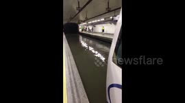 Madrid's metro service disrupted by heavy flooding at stations