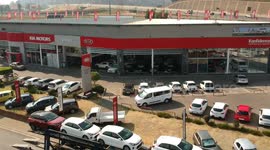 Car dealership drone footage