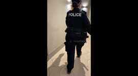 Australian 14 Day Hotel Quarantine - Police Escort to Hotel Room