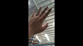 The human hand moving , sign language