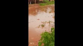 Flooded road