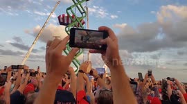 Thousands Gather For President Trump Rally In Jacksonville