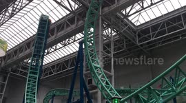 Rollercoaster in the mall of America