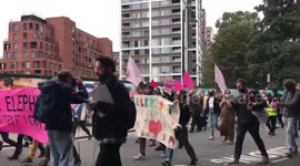 London's Elephant and Castle residents march against gentrification