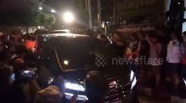 Thailand Protests: Activists Surround Senator's Car Outside Parliament
