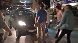 Greek bar workers block roads in protest at COVID-19 early closure