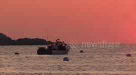 Lobster Fisherman In New England