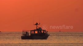 Hauling Lobster Traps