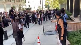 Scuffles erupt during anti-ICE protest in New York City