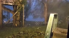 Severe Thunderstorm Brings Torrential Rain To Central Missouri
