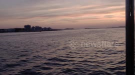 Sunset view out at sea