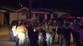 Deputies respond to shots fired at officer responding to domestic violence incident in California