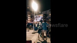 Tampa Bay Lightning fans celebrate Stanley Cup in streets of Florida