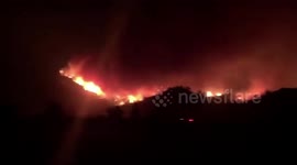 US: Three Wildfires Rage In North Bay, California