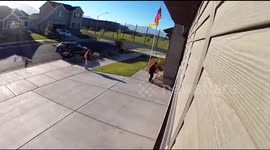 Children steal Trump sign from lawn of Utah house