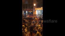 Armenian diaspora protest outside LA's Burbank City Hall in wake of Nagorno-Karabakh clashes