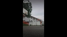 Neck - back - backheel overhead trickshot