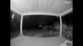 Nest cam captures fireball streaking across Kentucky skies