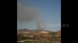 US: Martindale Fire Erupts In Santa Clarita, Prompting Evacuations