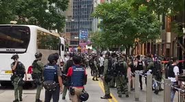 At least 60 arrested in Hong Kong for protesting on China's National Day