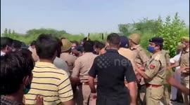 Rahul Gandhi detained on way to see family of gang-rape victim