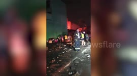 Fire Injures Resident And Destroys Homes In The Philippines
