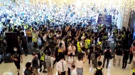 Hong Kong: Police storm shopping mall In Causeway Bay during crackdown on China Day protests