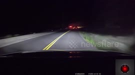Late Night Road Accident, Lytton, BC