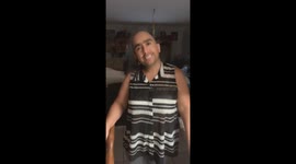 Guy Pranking Her Mom With Bald Filter On, Hilarious