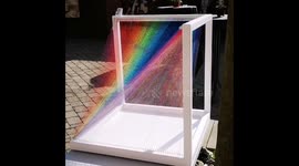 Prism Cube Art Installation