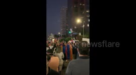 US: Armenians Protest Outside Azerbaijan Consulate In LA 5