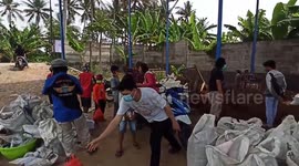 Plastic waste bank in Indonesia aims to educate children about pollution