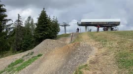 Mountain Bike Crash Les Gets 2020