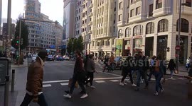 Primer dia del encierro de la ciudad de Madrid